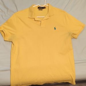 Polo Ralph Lauren Cotton  Yellow slim xl/tg